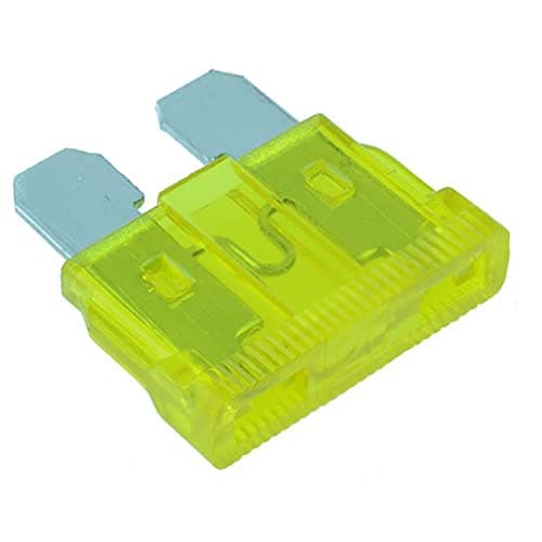 Image of 20A Yellow Standard Blade Fuse Car Auto Automotive Replacement (Pack of 10)