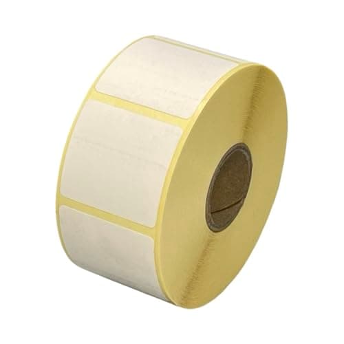 Image of 35mm x 32mm Direct Thermal Labels, High Tack Adhesive, 1,000 per Roll, Compatible with Zebra, Citizen, TSC, Godex, Toshiba etc Label Printers (35mm x 32mm, 5, Count)