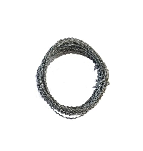 Image of Warlord Games Battlefield Model Barbed Wire - 3M Metal Razor Wire for Miniature Bases and Wargame Terrain