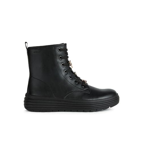 Image of Geox Girls J Phaolae Ankle Boots, Black, 3 UK Child