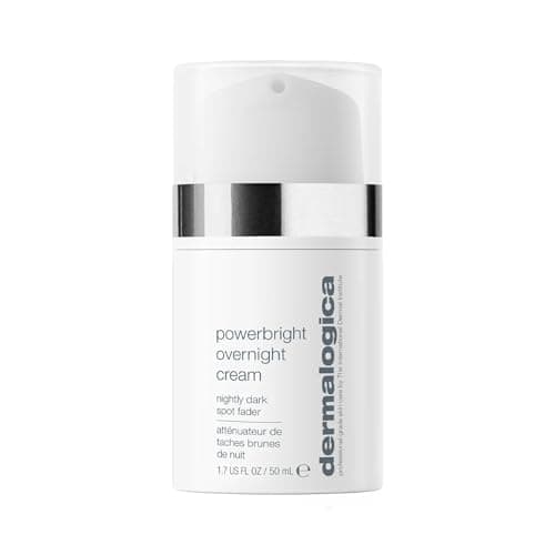 Image of Dermalogica PowerBright Overnight Cream - Fades Dark Spots, Nourishing Nighttime Moisturiser with Niacinamide, Vitamin C, for Skin Texture, Antioxidant Protection & Fine Line Reduction, 50ml