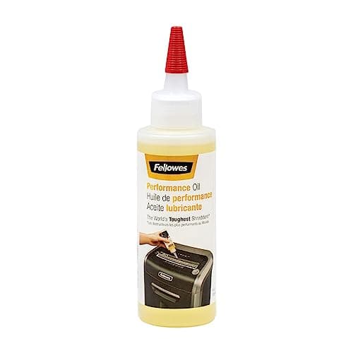 Image of Fellowes Shredder Oil for Micro Cut and Cross Cut Paper Shredders, 120ml - Shredder Oil Lubricant