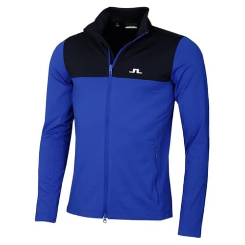Image of J.Lindeberg Mens Banks Mid Layer Soft Sweater - Club Blue - S
