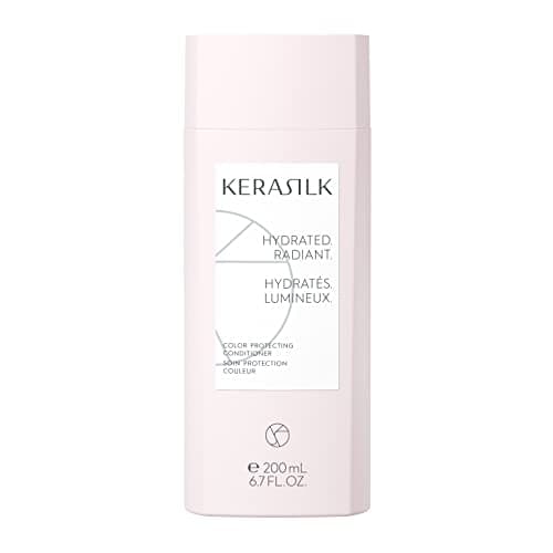 Image of Kerasilk Color Protecting Conditioner, For Coloured Hair, Prevents Color Fading & Adds Shine, Vegan & Sulphate-Free, 200ml