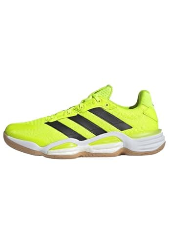 Image of adidas Men's Stabil 16 Indoor Shoes Sports, Lucid Lemon/Carbon/Lucid Lemon, 10 UK