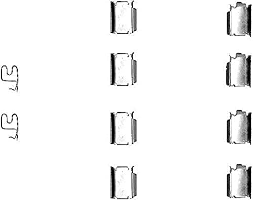 Image of HELLA 8DZ 355 202-791 Accessory Kit, disc brake pad - K0119 - Brake System: Lucas - for e.g. CHEVROLET / CHRYSLER / DODGE / FIAT