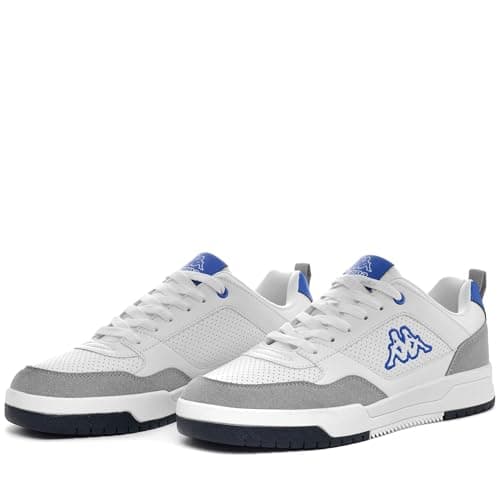 Image of Kappa Mens Logo Manis Athletic Shoes, White Blue Sapphire, 11 UK
