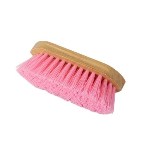 Image of GS Equestrian & Country Wooden Dandy Brush (Pink)
