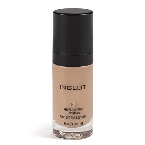 Image of Inglot HD Perfect Coverup Foundation, for a Long-Lasting Effect with HD Pigments, Hypoallergenic, Natural, Flawless Look, with White Truffle Extract, 30 ml: 82