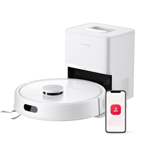 Image of roborock Q7 L5+ Robot Vacuum Cleaner with Mop, 8000Pa Strong Suction, Up to 7 Weeks of Hands Free Cleaning, Dual Anti-Tangle System for Pet Hair&Carpet, PreciSense LiDAR Navigation, APP Control, White
