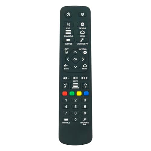 Image of AULCMEET New Replacement Remote Control fit for Philips TV 22AV1604B/12 White Healthcare Remote Controller 2019 Works Also with Studio Range Hygienic Easy of Use