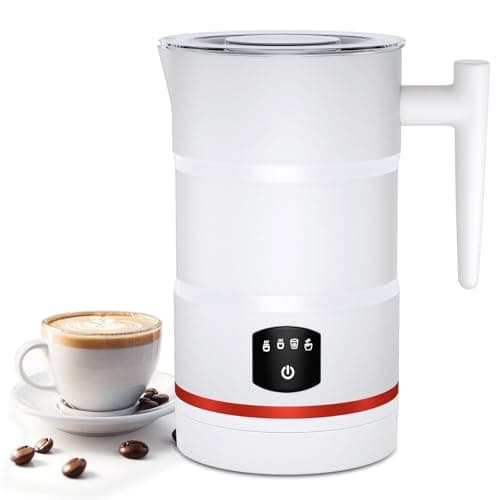 Image of Milk Frother, Milk Frother Electric, Coffee Frother, Frother, Milk Steamer, Hot Chocolate Maker, Milk frothers, Velvetiser (White)