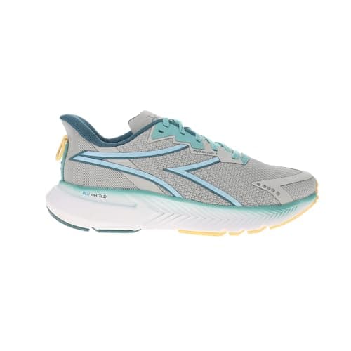 Image of Diadora Womens Mythos Blushield Volo 4 Running Sneakers Shoes - Blue, Grey, Blue, Grey, 7.5 UK