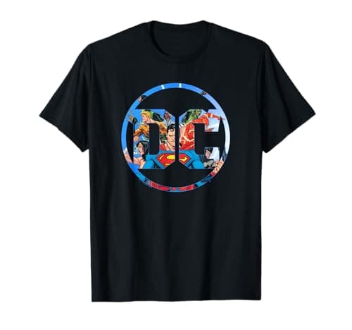 Image of Justice League DC Comics Logo T-Shirt T-Shirt