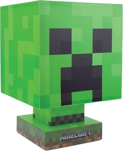 Image of LAMPARA PALADONE ICON WITH CARGADOR USB MINECRAFT CREEPER