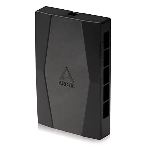 Image of ARCTIC Case Fan Hub - 10-fold PWM Fan Distributor with SATA Power - Black