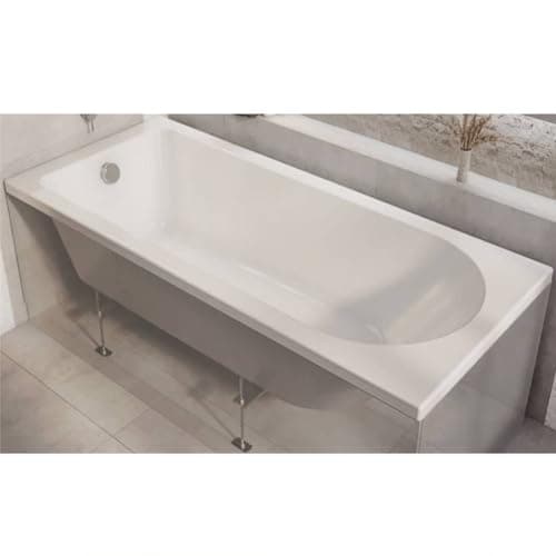 Image of Milano Ballam White 1500mm x 700mm Single Ended Round Bath