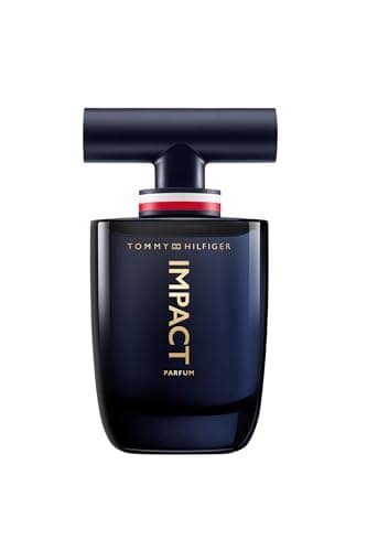 Image of Tommy Hilfiger – Tommy Impact Parfum 100ml – Parfum Men – Woody Ambery Fragrance – Oud Wood and Amber Notes – Intense Blue Glass Bottle