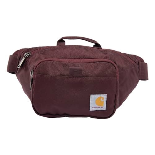 Image of Carhartt Unisex's Adjustable Waist, Durable, Water Resistant Hip Pack, Port, One Size