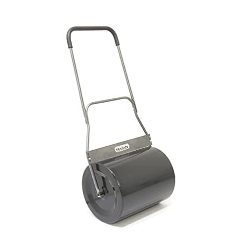 Image of The Handy THGR Push or Pull Behind Steel Lawn Roller with Scraper 48cm Drum Width - 2 Year Guarantee