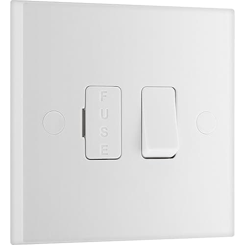 Image of BG Electrical Switched Fused Connection Unit, Fused Spur Switch, Square Edge, Nexus 900 Series, White Moulded, 13A, 950