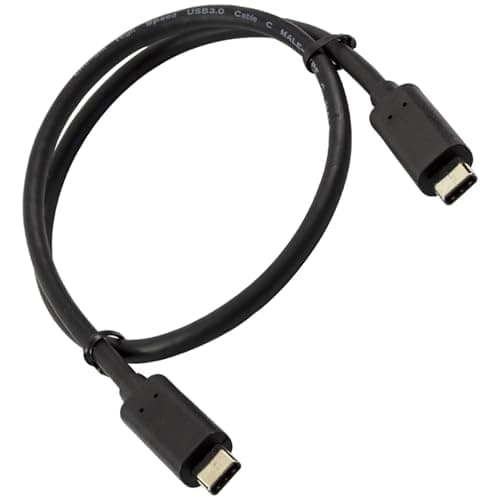 Image of Lite-am 0.5m Type C to Type-C Fast Charging Black Cable Charge & Data Sync Short Lead For Xiaomi Mi Electric Shaver S500