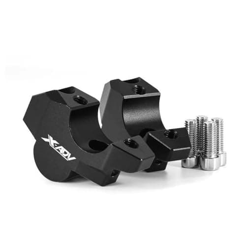 Image of Motorcycle Bar Clamps For H&ONDA X-ADV 750 XADV750 XADV ADV 150 ADV150 2017-2023 Motorcycle Handle Bar Riser Clamp Extend Handlebar Adapter Mount(Black)