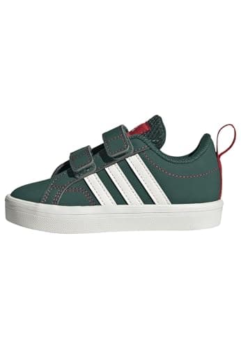 Image of adidas Unisex Baby VS PACE 2.0 Shoes Infants, Collegiate Green/core White/core Black, 9 UK Child