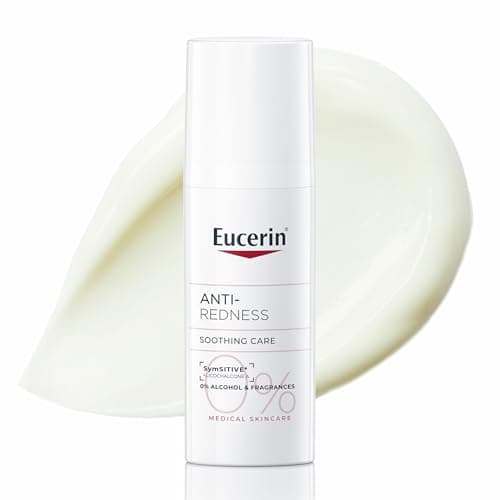 Image of Eucerin AntiRedness Soothing Care Night and Day Cream 50ml, Face Moisturiser for Hypersensitive and Redness-Prone Skin, Rich Anti-Redness Face Cream, Fragrance-Free Formula