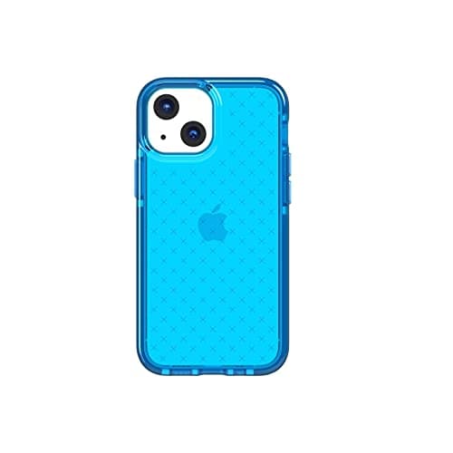 Image of tech21 Evo Check for iPhone 13 Mini – Ultra-Protective Phone Case with 16ft Multi-Drop Protection Blue