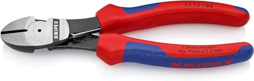 Image of KNIPEX High Leverage Diagonal Cutter with Comfort Handles 180 mm, 74 12 180