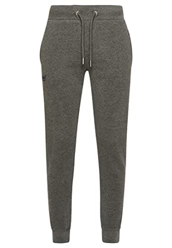 Image of Superdry Men's Vintage Logo EMB Jogger Sweatpants, Rich Charcoal Marl, Xx-Large