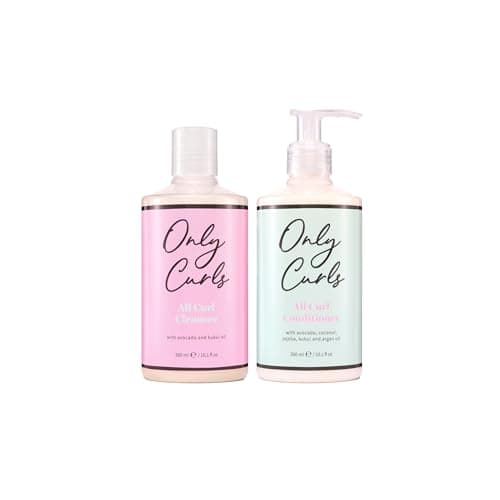 Image of Only Curls Cleansing Bundle, 300ml x2, Curly Hair Shampoo and Conditioner, Sulphate-free, Nourishing, Gentle & Detangling, Hydrated & Frizz-Free, Vegan & Cruelty Free, For All Curly Hair Types