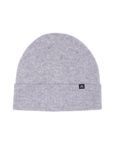 Image of DANISH ENDURANCE 100% Cashmere Beanie Hat, Luxuriously Soft, Premium Comfort, Warm Winter Hat, Unisex, for Men & Women, Light Grey Melange, One Size
