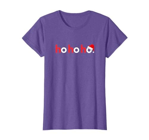 Image of Christmas Shirts for Men Women Kids Xmas Shirt Idea Ho Ho Ho T-Shirt