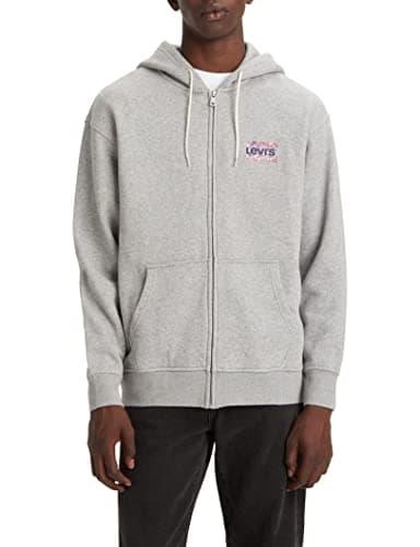 Image of Levi's Men's Relaxed Graphic Zip-up Sweatshirt