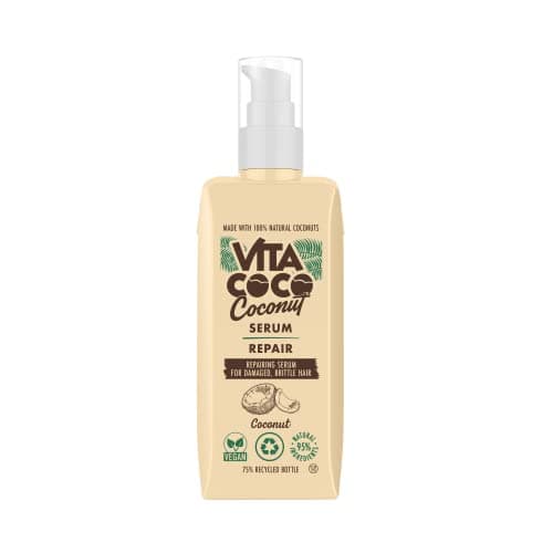 Image of Vita Coco Coconut Repair Serum for Damaged Hair 150ml, 95 Percent+ Natural Repairing Hair Treatment, protects and repairs, for all hair types