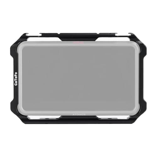 Image of Metal Cage for Atomos Monitors, Compatible with Ninja V+, Ultra, Shinobi, ZATO, Built-in NATO Rail and Cold Shoe