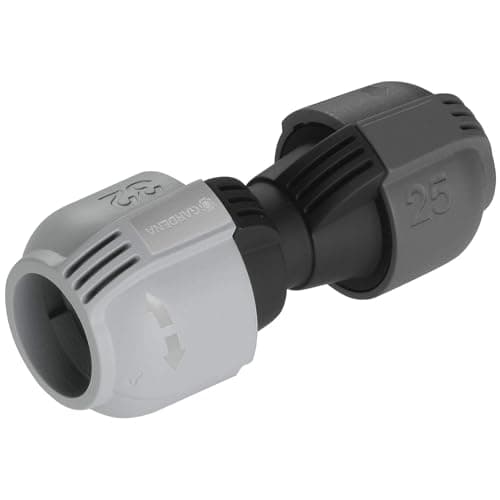 Image of Gardena Sprinkler System Reducing Connector, 32 mm – 25 mm: Connector for connecting a 32-mm pipe to a 25-mm pipe, proven "Quick & Easy" connection system (02777-20)