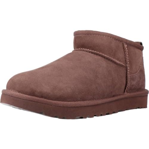 Image of UGG T Classic Ultra Mini unisex-child Fashion Boot, Burnt Cedar, 6 Toddler
