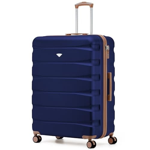 Image of Flight Knight Lightweight 4 Wheel ABS Hard Case Extra Large Suitcase Approved for Over 100 Airlines Including easyJet, British Airways, Ryanair, Jet2, Emirates & Many More - Check-in Extra Large 29"
