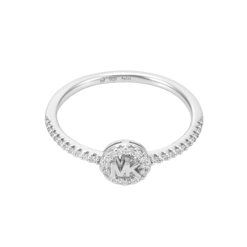 Image of Michael Kors Premium Women's Silver-Tone Sterling Silver Ring, MKC18290407