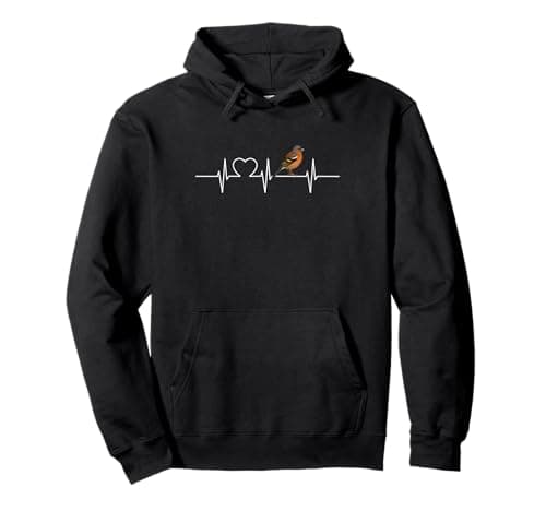Image of Finch Heartbeat. Finches Finch Pullover Hoodie