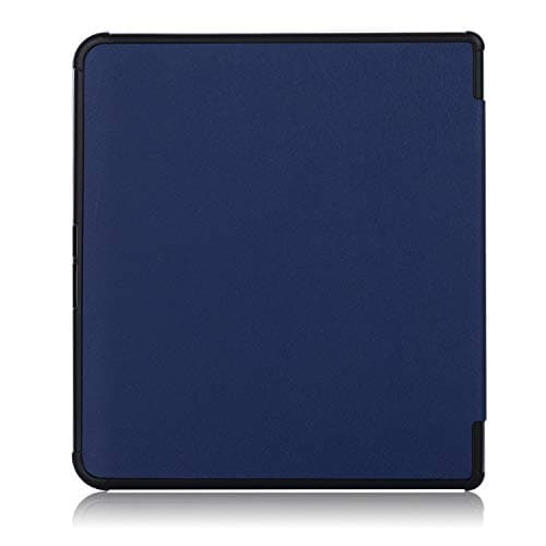 Image of HuangHua E-Reader Cover for Kobo Forma N782 8 inch (2018 Release Version),Ultra Slim Lightweight with Auto Sleep/Wake Up Function Folio Leather Case for KOBO Forma 2018 8" E-Book (TPU-Black)