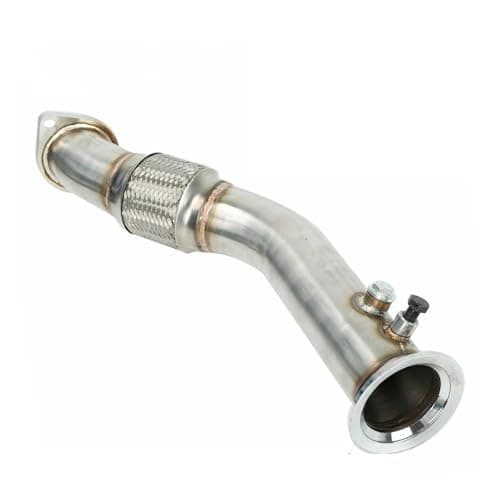 Image of Car Exhaust Header For 2008-2012 For BMW 335D M57 (E90/ E91 /E92) 2004-2014 For 535D DIESEL (E60/ E61) Downpipe Exhaust Turbo Motor Auto Stainless Steel Exhaust