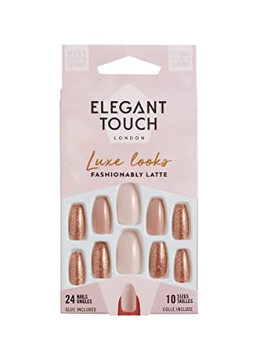 Image of Elegant Touch Luxe Looks Nails Fashionably Latte