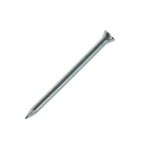 Image of Masonry Hardened Wall Nails ~ Zinc Flat Head Concrete Tack 25 to 100mm Masonary (10, 85 x 3.5mm)