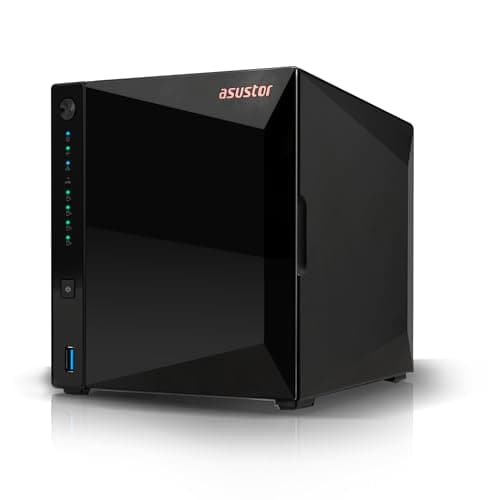 Image of Asustor Drivestor 4 Pro Gen2 AS3304T v2, 4 Bay NAS Enclosure Network Storage, 1.7GHz Quad-Core, 2.5GbE Port, 2GB RAM DDR4, Network Attached Storage for Cloud Storage (Diskless)