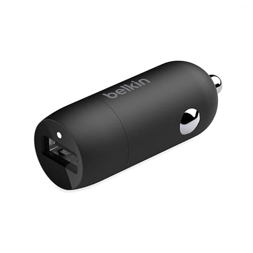 Image of Belkin Quick Charge USB Car Charger 18W (Qualcomm Quick Charge 3.0 Charger compatible with Samsung Galaxy Note9, S9, S8, S7, S6, more)