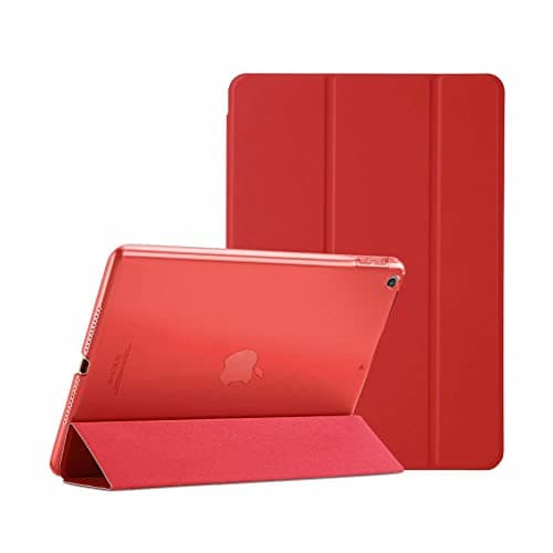 Image of Smart Case For New iPad 10.2" 7th Gen (2019), 10.2" 8th Generation (2020),10.2" 9th Generations (2021), iPad Pro 10.5" (2017), iPad Air 3 10.5" (2019), Ultra Slim Magnetic Cover (Red)